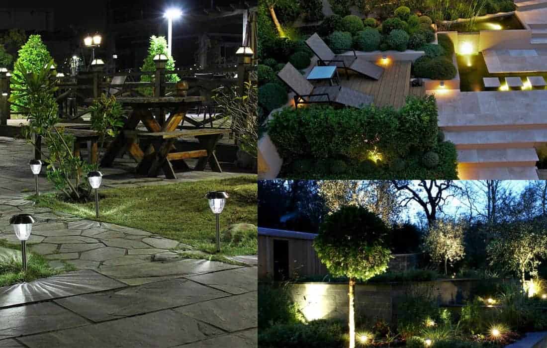 Bố trí đèn sân vườn cần phù hợp với phong cách